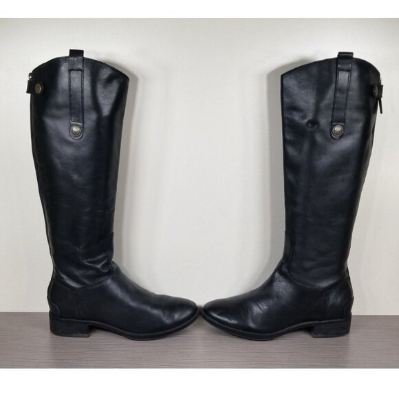 Sam Edelman Penny Riding Boot, Black Leather, Womens Size 6 M / 36 - Picture 7 of 9